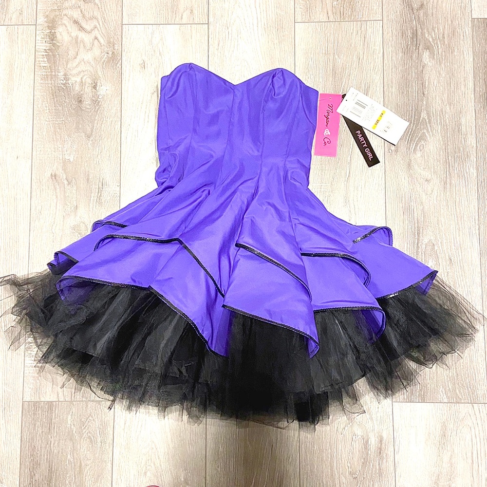 Morgan & Co Strapless Party Dress